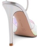 Stark 115mm iridescent PVC sandals