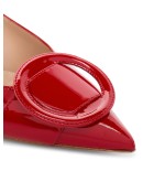 55mm patent-leather mules