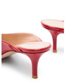 55mm patent-leather mules