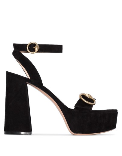 buckled strap chunky sandals