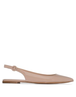 slingback pointed ballerina shoes