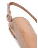 slingback pointed ballerina shoes