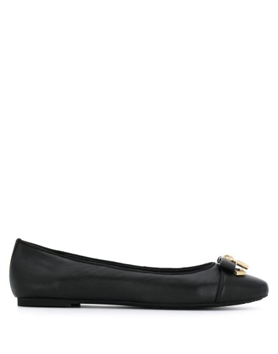 Alice padlock detail ballerina shoes