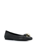 Alice padlock detail ballerina shoes