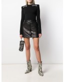 buttoned knitted jumper