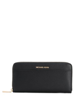 textured zip wallet