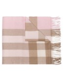Mega Check cashmere scarf