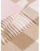 Mega Check cashmere scarf