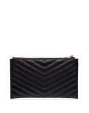 monogram plaque quilted purse