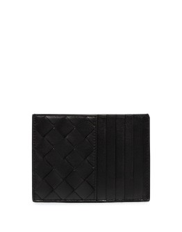 intrecciato weave cardholder