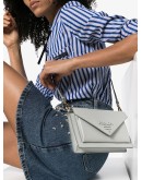 Envelope leather cross body bag