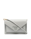 Envelope leather cross body bag