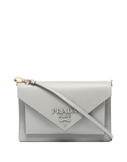 Envelope leather cross body bag