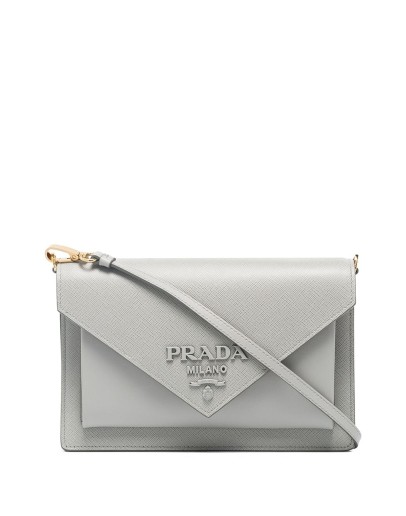 Envelope leather cross body bag