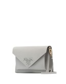 Envelope leather cross body bag