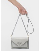 Envelope leather cross body bag