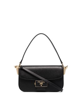 Emblème saffiano leather baguette bag