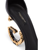 105mm Baroque leather sandals
