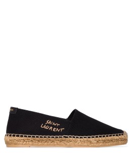 logo-embroidered espadrilles
