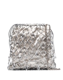 crystal-embellished crossbody bag
