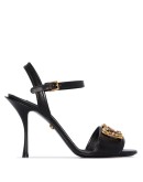 Amore 90mm logo plaque sandals