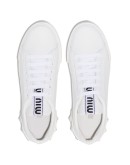 embellished sole lace-up sneakers