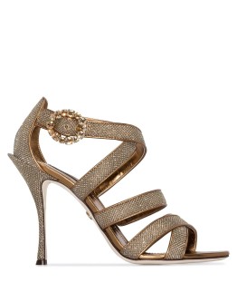 Keira 105mm glitter-effect sandals