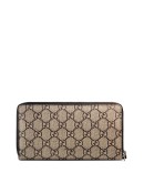 Tiger print GG Supreme wallet
