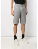 raised logo track shorts