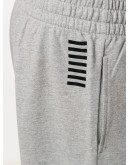 raised logo track shorts