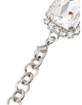 square crystal choker