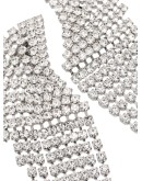 cascade crystal clip earrings