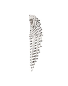 cascade crystal clip earrings