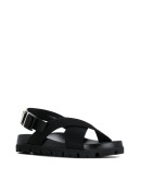 logo-embroidered sandals
