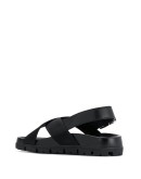 logo-embroidered sandals
