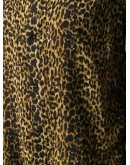 leopard-print wool shirt