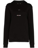 logo-print cotton hoodie