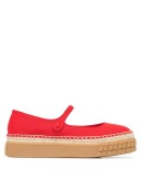 canvas mary jane pumps