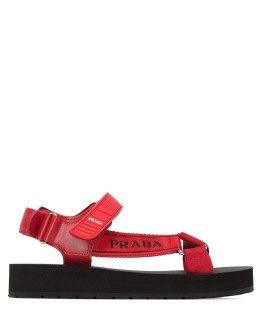 Nomad logo-strap sandals