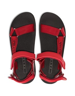 Nomad logo-strap sandals