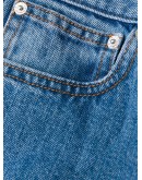cropped straight leg jeans 