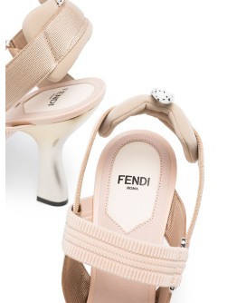Colibrì 105mm FF motif slingback pumps