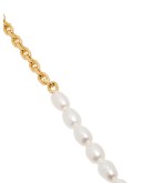 gold-plated Duel pearl necklace