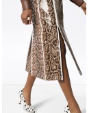 snake print FF motif skirt