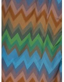 zigzag-print swim shorts