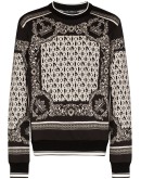 logo bandana print sweatshirt