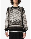 logo bandana print sweatshirt