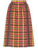 boucle tweed midi skirt