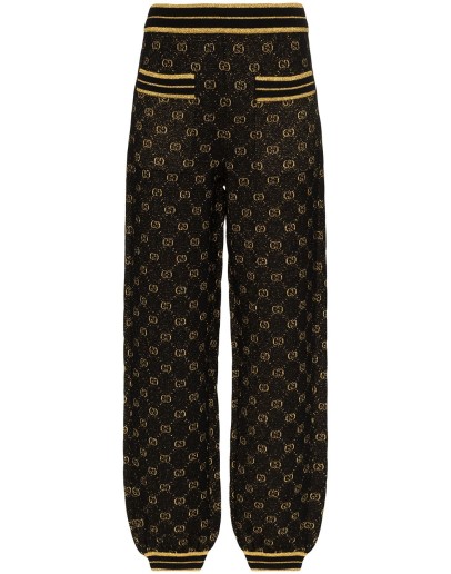 GG metallic track pants