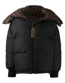 FF motif reversible padded jacket